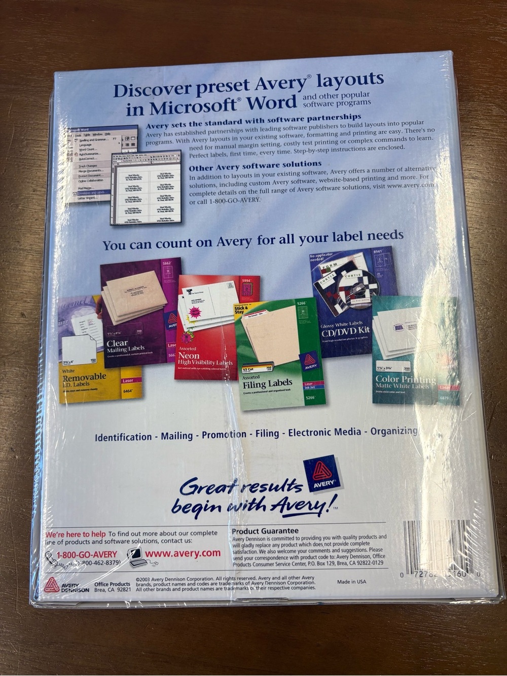 Avery Labels Package - Picture 2 of 2